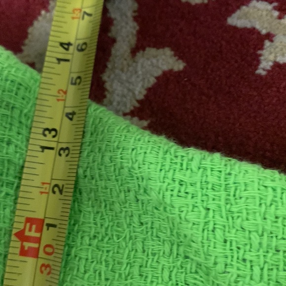 ZARA TEXTURED DRESS NEON GREEN BUTTONS XS Bloggers - Picture 13 of 16